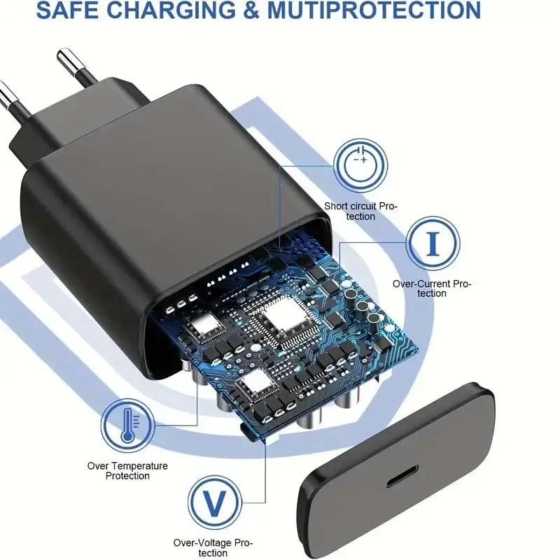 Black Blast Charge 45W USB Charger with safety features for Samsung Galaxy S23 Ultra