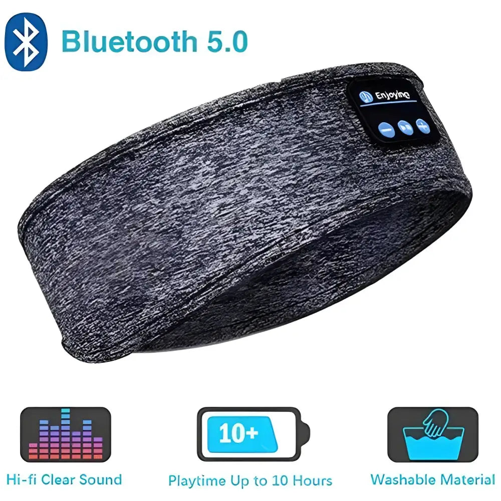 Blast Your Sleep & Sports with Bluetooth Headbands - GRAY - Other