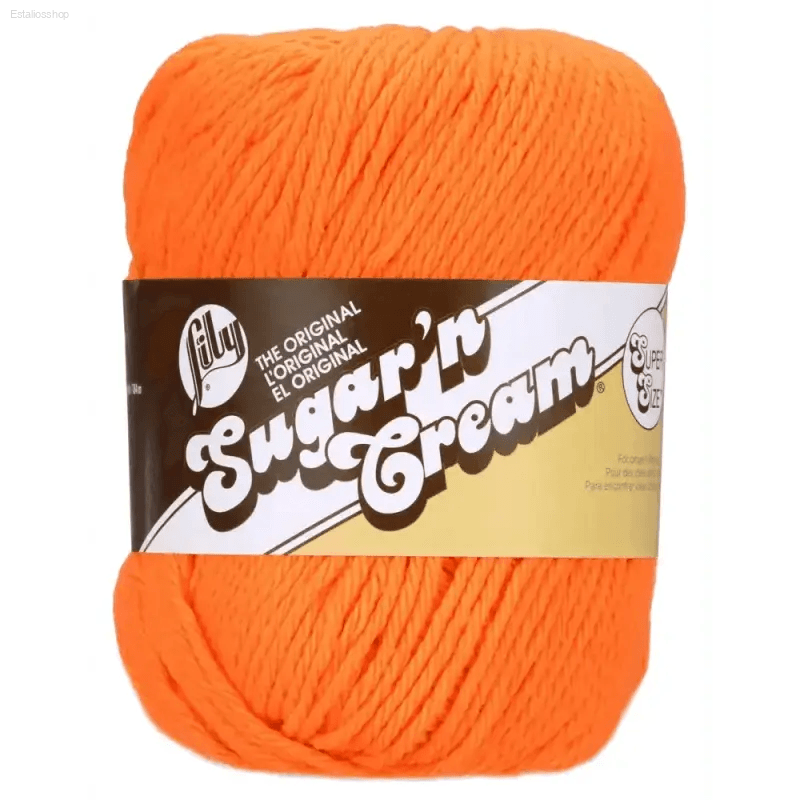 Blaze a Trail: Orange Sugar n Cream Yarn! Get Ready to Ignite your Creativity with our Vibrant Orange Yarn Skein! this Isn't - Estalios