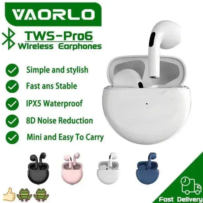 Electrify Your Sound with Stylish Dual-Color Wireless Earbuds - Estalios