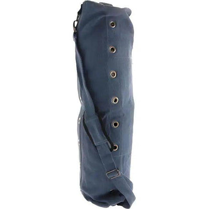 Blue Canvas Yoga Mat Bag for Hot Yoga - Estalios