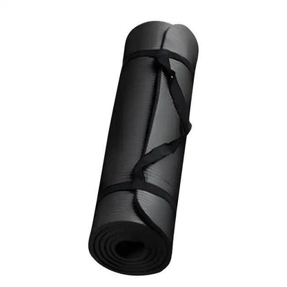 Blue Large Size Slip Yoga Mat for Ultimate Fitness Comfort - Estalios
