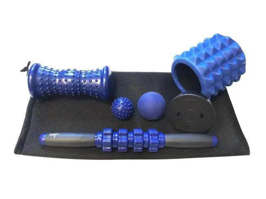 Unleash Muscle Recovery with the Blue Texture Massage Set - Estalios