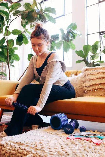 Unleash Muscle Recovery with the Blue Texture Massage Set - Estalios
