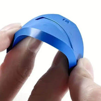 Blue Triangular Silicone Caulking Tool for Easy Finishing - Estalios
