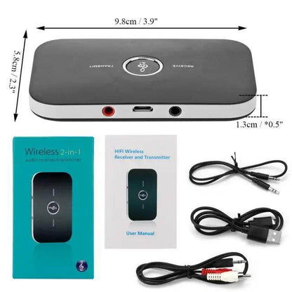 Bluetooth Transmitter for Car Stereo with 600mAh Battery - Estalios