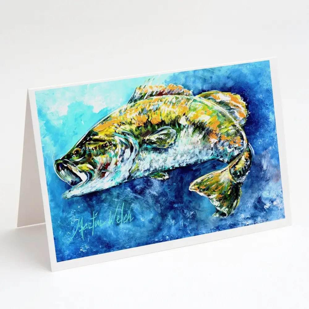 Fish Art Cards Splash Into Greeting Cards! Dive Into the Beauty of the Underwater World with these Exquisite Fish Art Cards! Each Card Features a Stunning Watercolor Fish Painting - Estalios