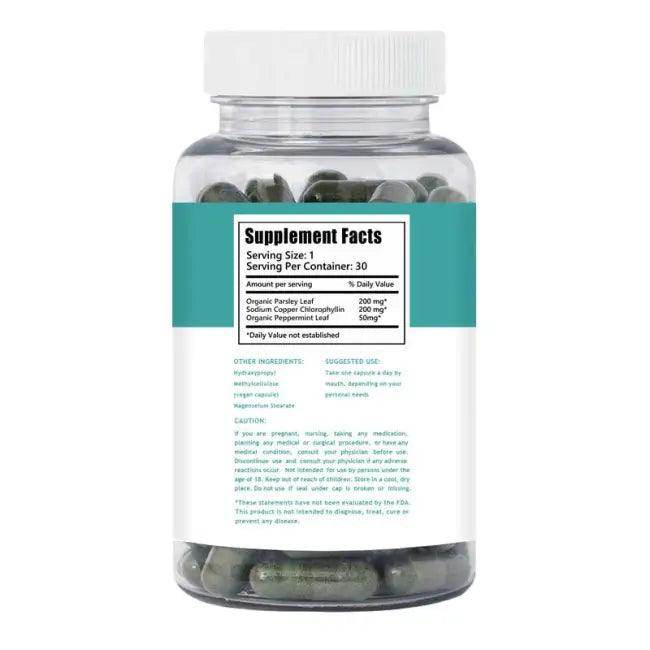 Body Magic Chlorophyll Capsules for All-Day Freshness - Estalios