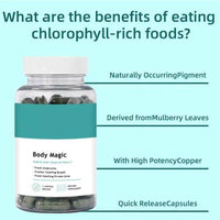 Body Magic Chlorophyll Capsules for All-Day Freshness - Estalios
