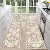 Boho Chic Kitchen Rug Set with Washable Non-Slip Design for Stylish Home Chefs