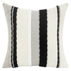 Boho Striped Chenille Throw Pillowcases for Cozy Decor - Estalios