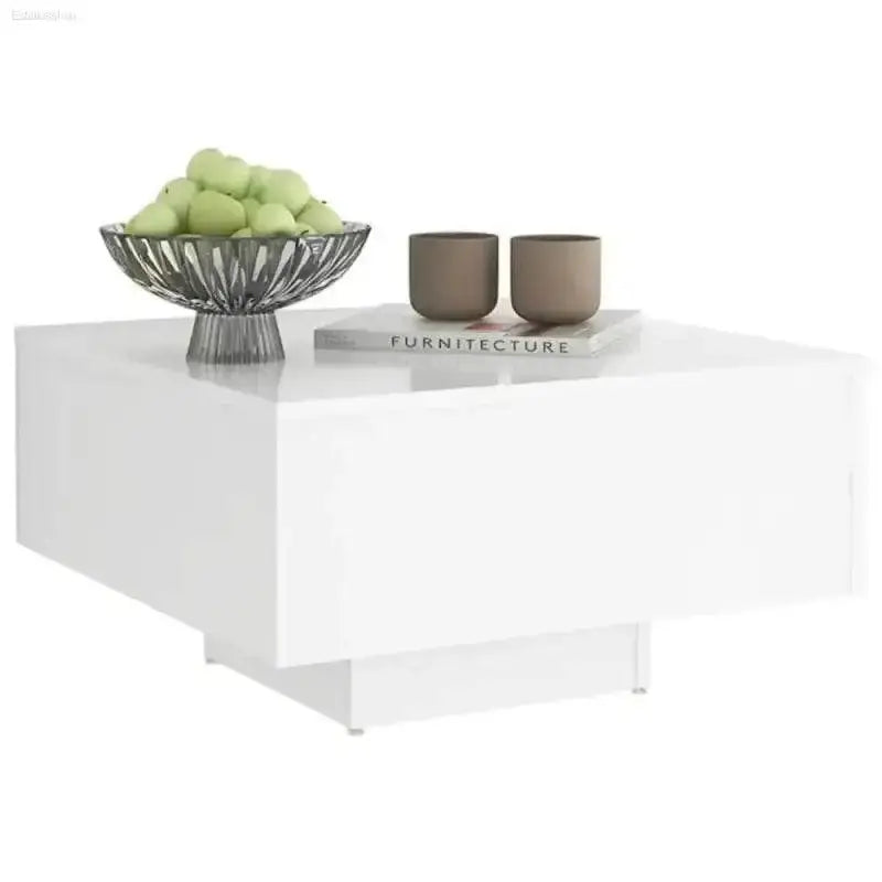 Bold White Square Coffee Table: Elevate your Space! this White Square Coffee Table is More than just a Surface; It’s
