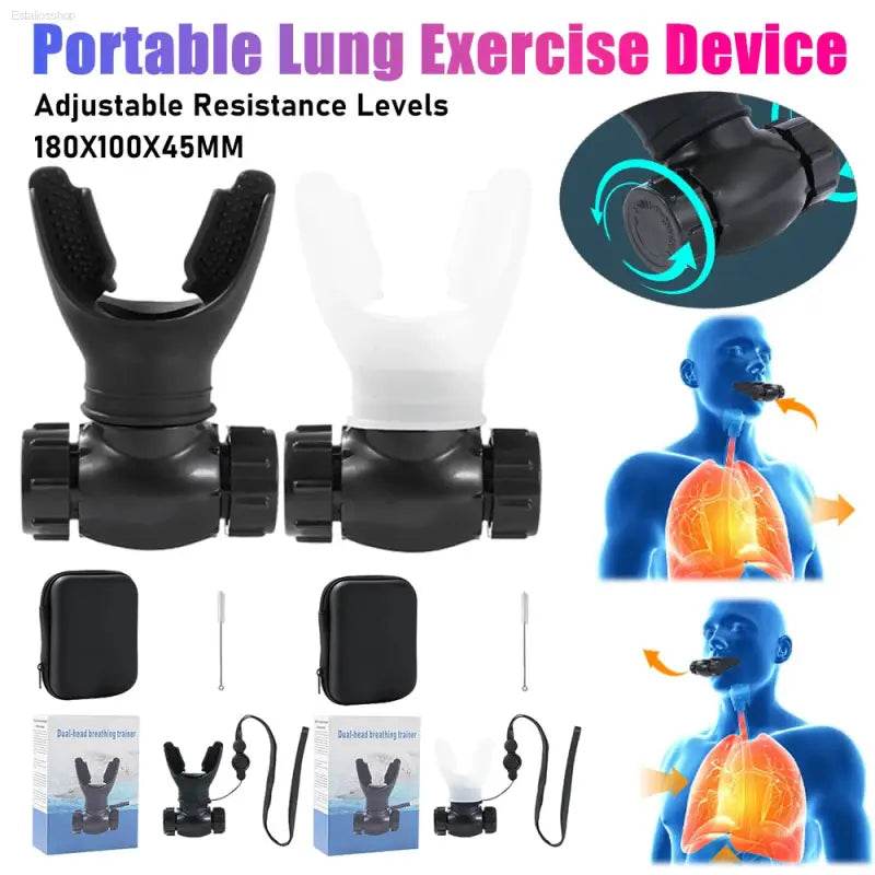 Adjustable Lung Trainer for Enhanced Athletic Performance for Fitness Enthusiasts - Estalios