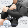 Unisex Sun Protection Arm Sleeves with Breathable Cooling Fabric for Outdoor Activities and Sports Enthusiasts - Estalios