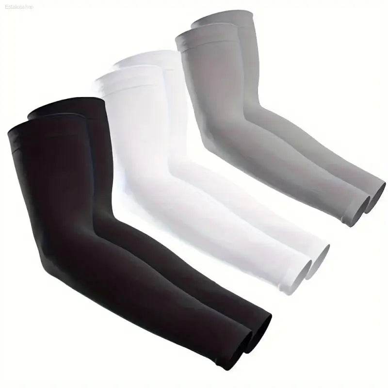 Unisex Sun Protection Arm Sleeves with Breathable Cooling Fabric for Outdoor Activities and Sports Enthusiasts - Estalios