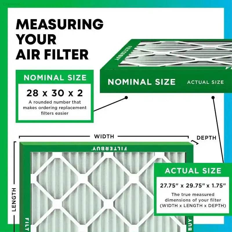 Breathe Easy: Filterbuy 28x30x2 Air Filters for Allergen Defense! Here is the Product Description: Breathe Cleaner - Estalios