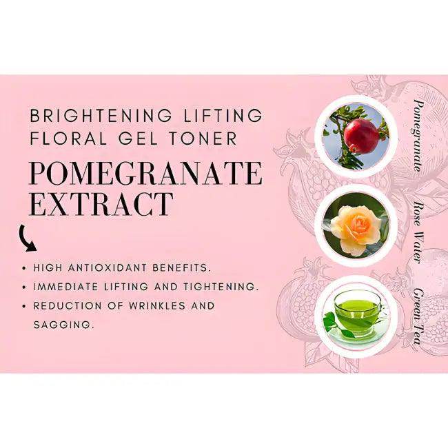 Radiant Pomegranate Toner for Hydrated, Glowing Skin - Estalios