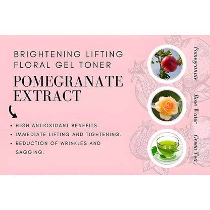 Radiant Pomegranate Toner for Hydrated, Glowing Skin - Estalios