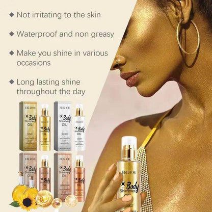 Radiance Shimmer Trio Bronze Silver Gold Glow for Luminous Skin - Estalios