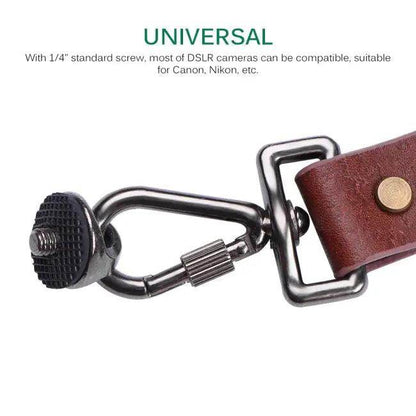 Elevate Your Shots with Bold Brown Leather Harness - Estalios