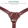 Elevate Your Shots with Bold Brown Leather Harness - Estalios