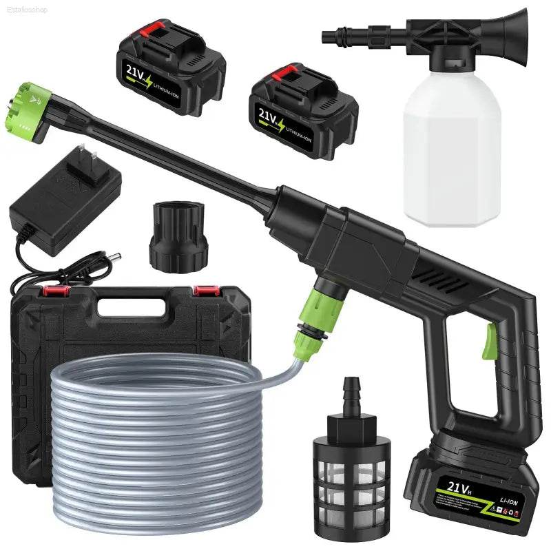 Brushless High Pressure Car Washer Gun 6 IN 1 Cordless Spray - Estalios