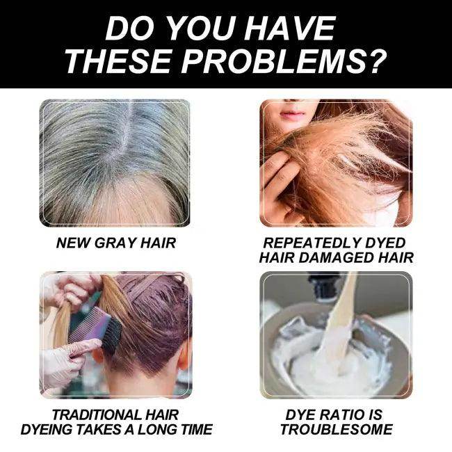Gorgeous Chestnut Brown Bubble Hair Dye for Easy Use - Estalios