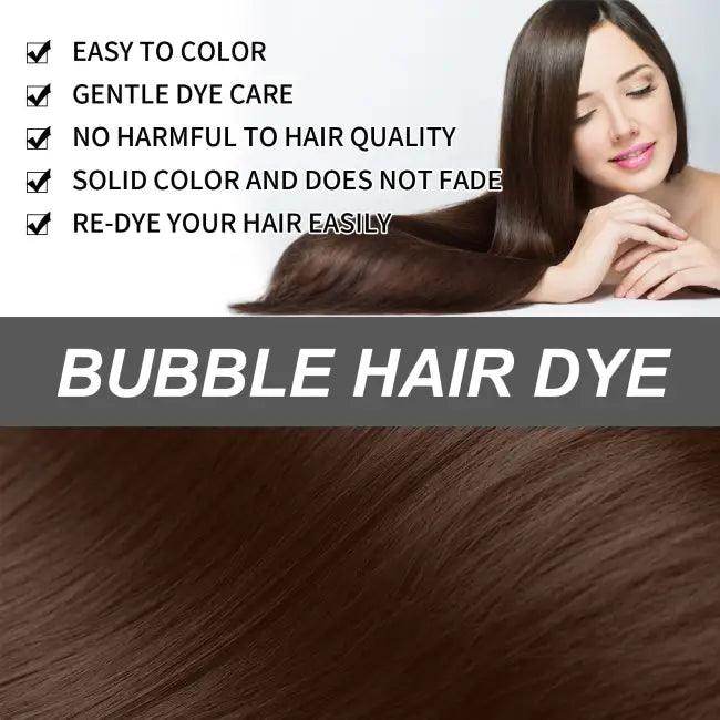 Gorgeous Chestnut Brown Bubble Hair Dye for Easy Use - Estalios