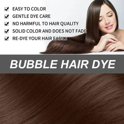 Gorgeous Chestnut Brown Bubble Hair Dye for Easy Use - Estalios