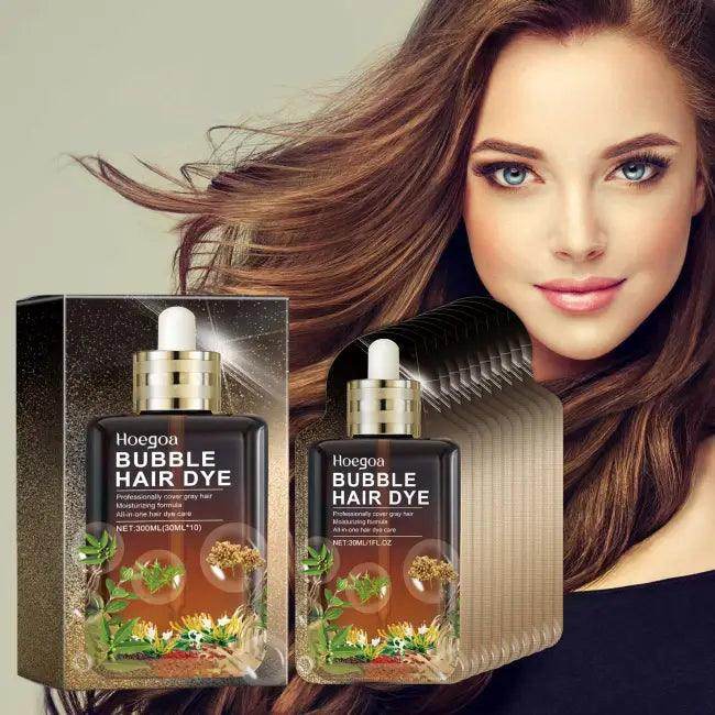 Gorgeous Chestnut Brown Bubble Hair Dye for Easy Use - Estalios