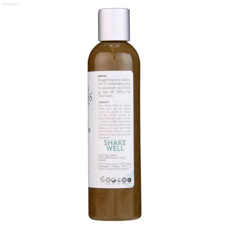 Hair product bottle.