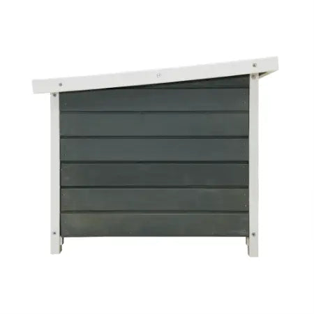Weatherproof Wooden Outdoor Rabbit Hutch with Lockable Door for Small Pets