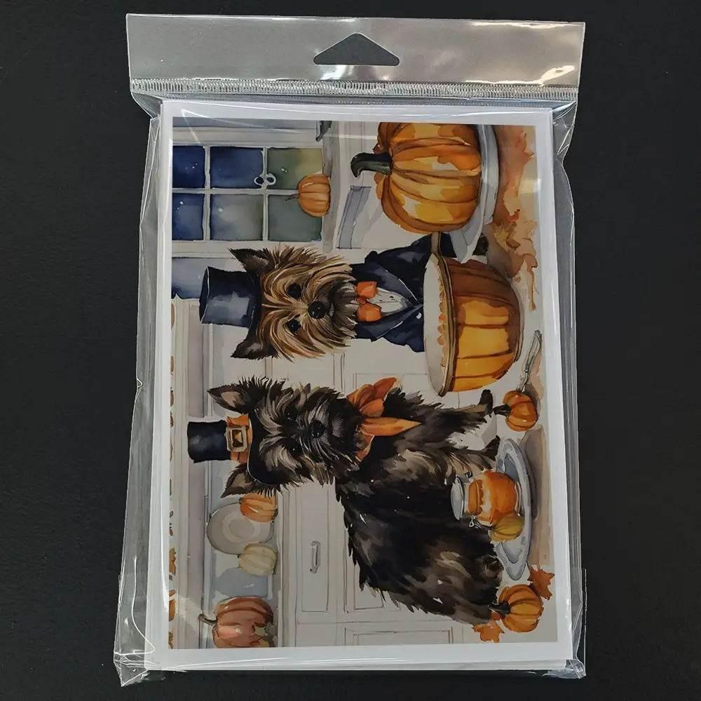 Cairn Terrier Fall Greeting Card Craze! Get Ready to Unleash the Paw-some with our Delightful Collection of Dog-themed Greeting Cards, Perfect - Estalios