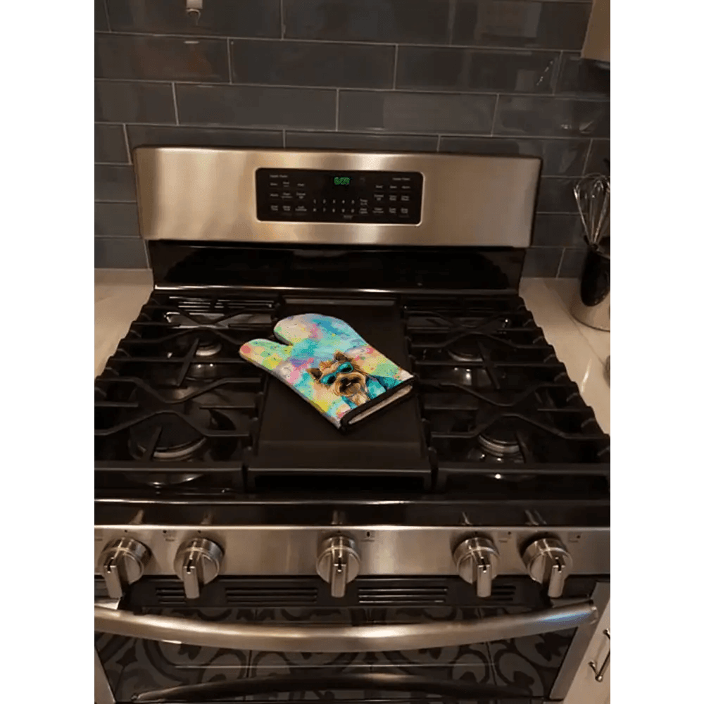 Cairn Terrier Hippie Dawg Heat Resistant Oven Mitt - Estalios