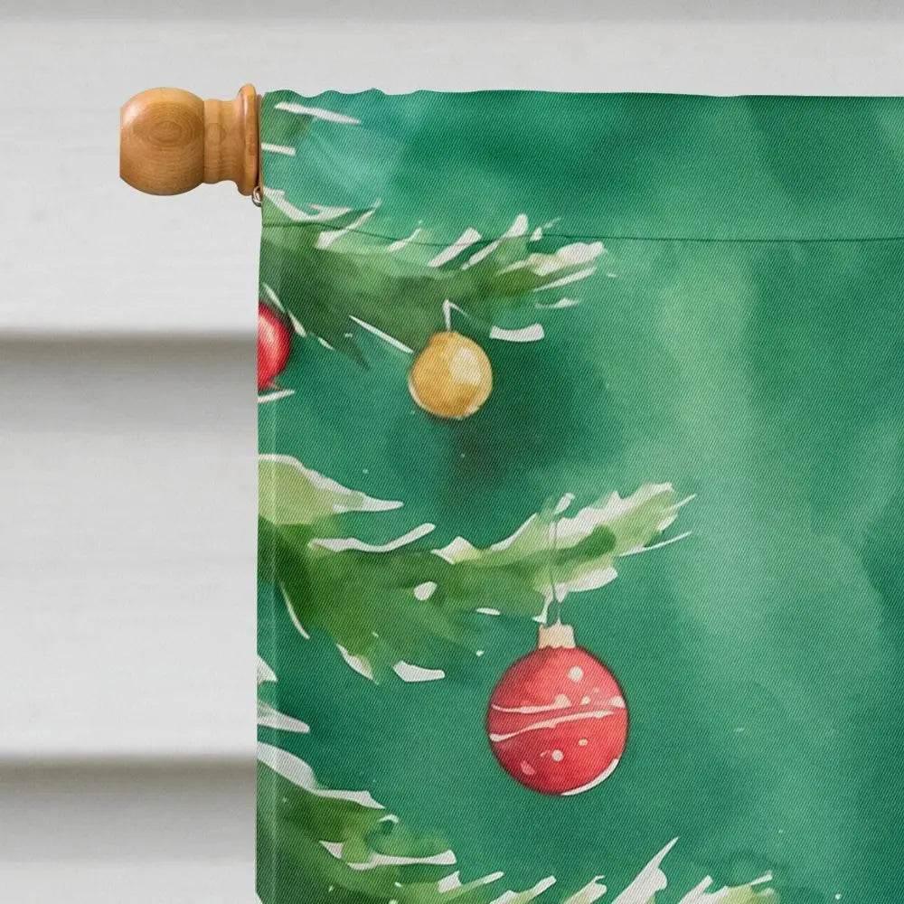 Purr-fectly Festive: Spangled Cat Christmas Flag! Okay, Here's the Product Description: Get Ready to Deck the Halls - Estalios