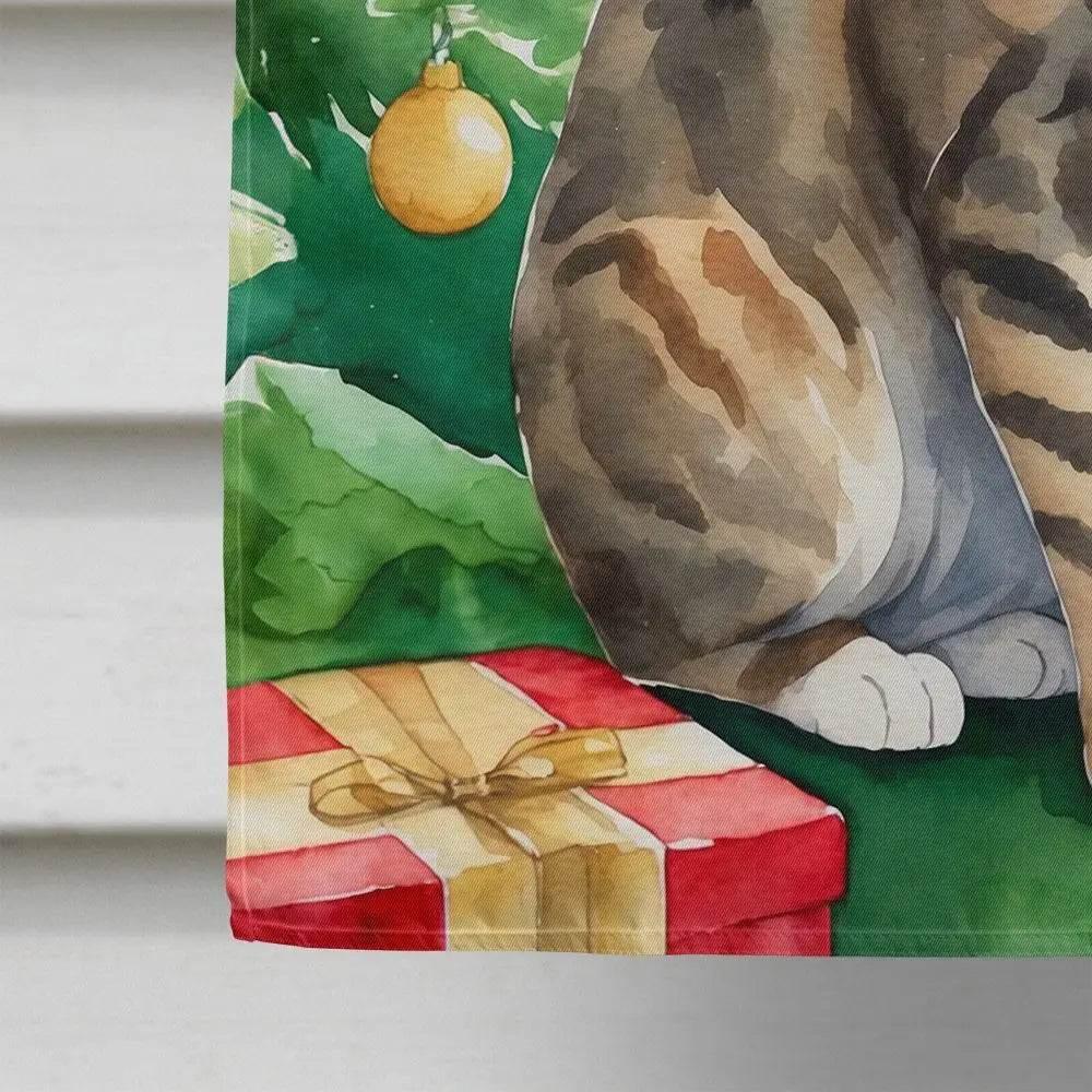 Purr-fectly Festive: Spangled Cat Christmas Flag! Okay, Here's the Product Description: Get Ready to Deck the Halls - Estalios