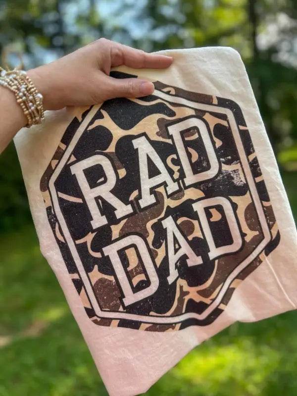 Camo Graphic Tee for Rad Dads Casual Wear