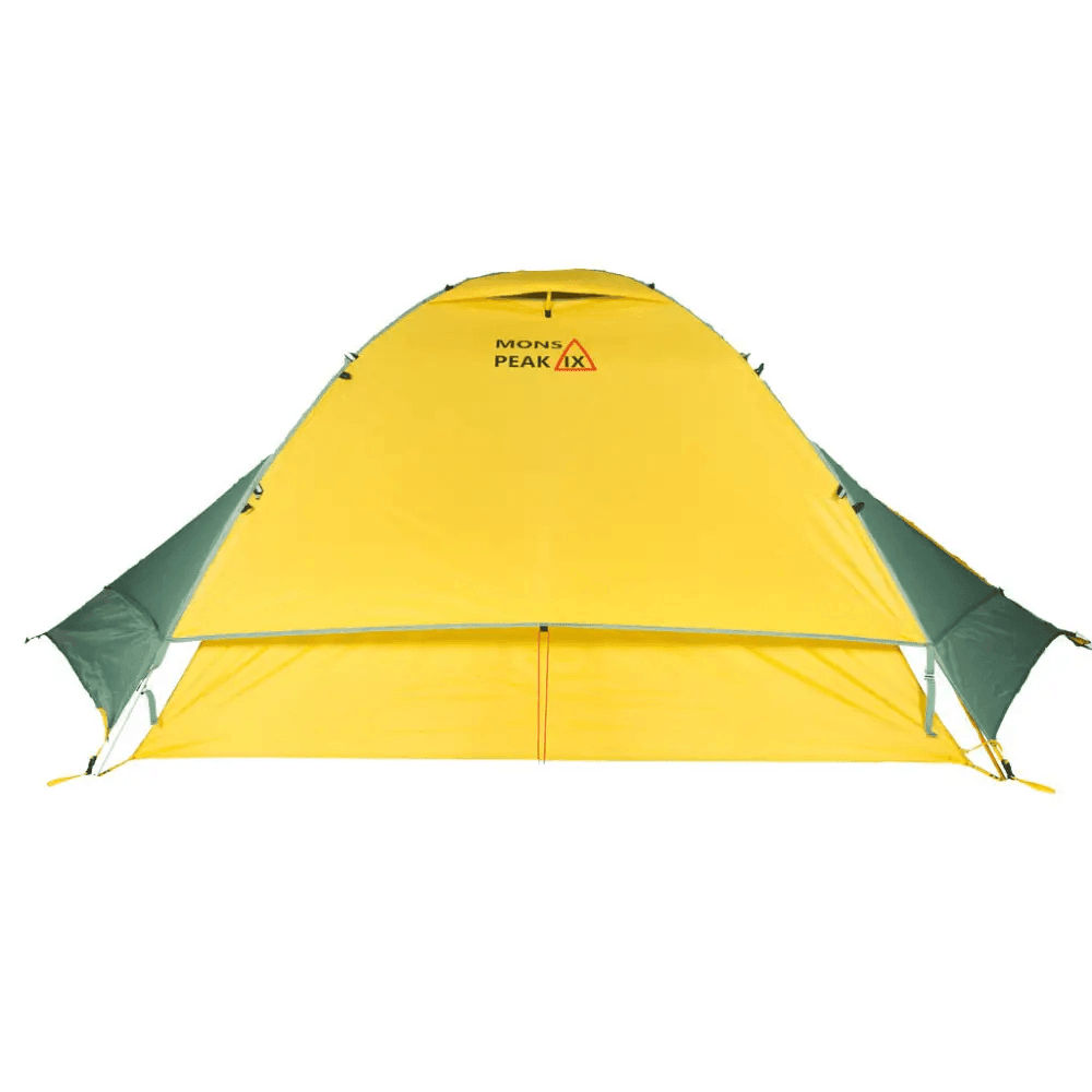 Camp in Color Bold Green Yellow & Gray Tent Adventure - Estalios