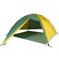 Camp in Color Bold Green Yellow & Gray Tent Adventure - Estalios