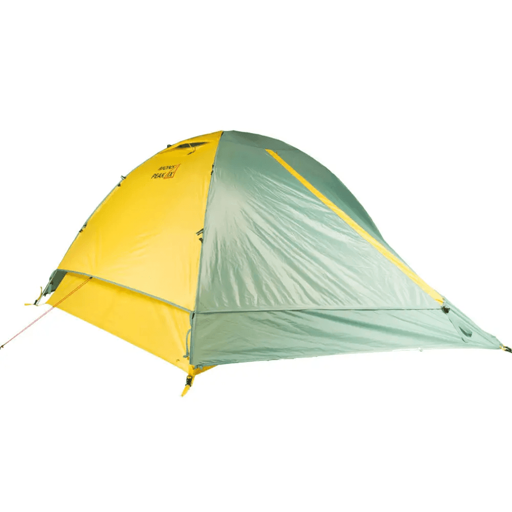 Camp in Color Bold Green Yellow & Gray Tent Adventure - Estalios