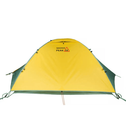 Camp in Color Bold Green Yellow & Gray Tent Adventure - Estalios