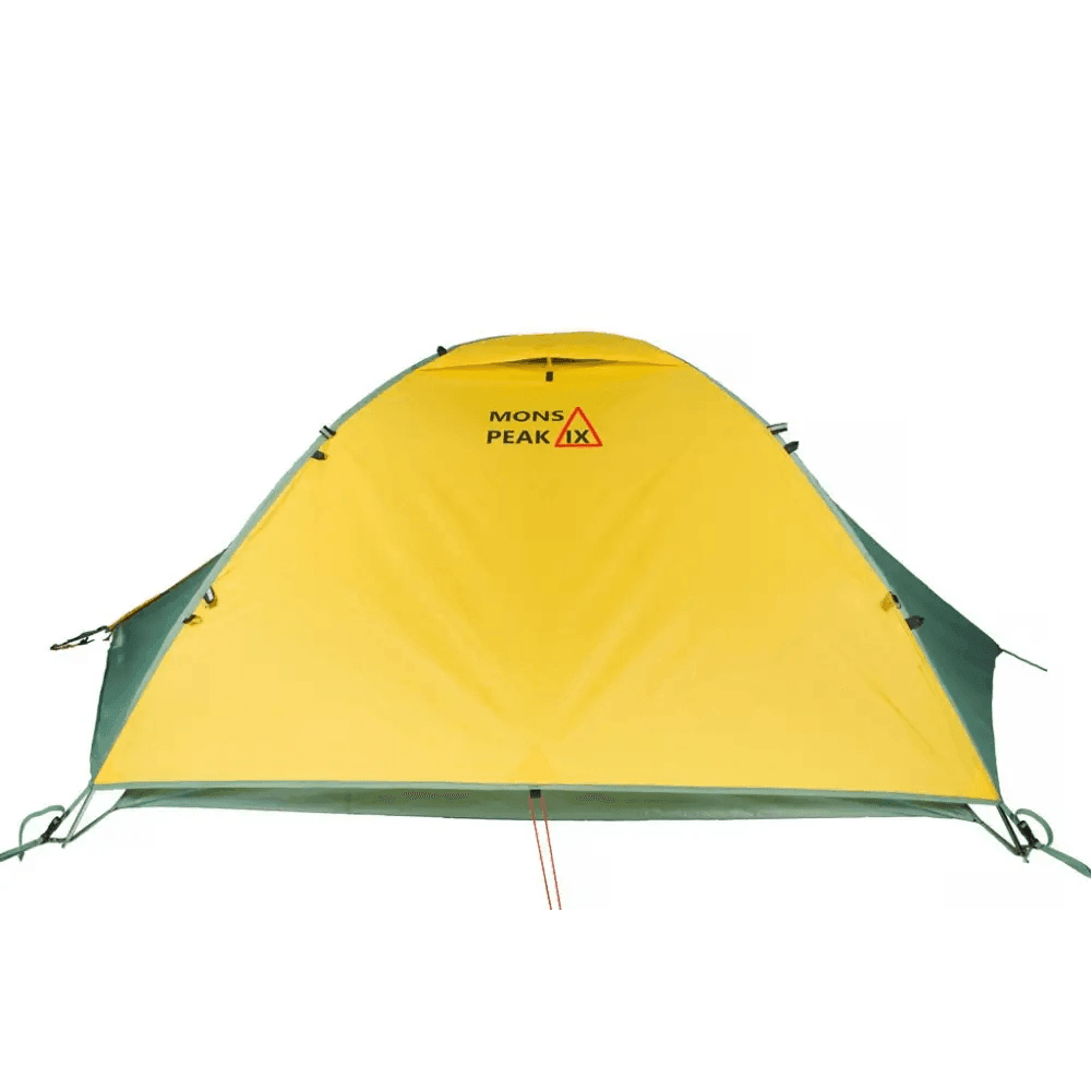 Camp in Color Bold Green Yellow & Gray Tent Adventure - Estalios