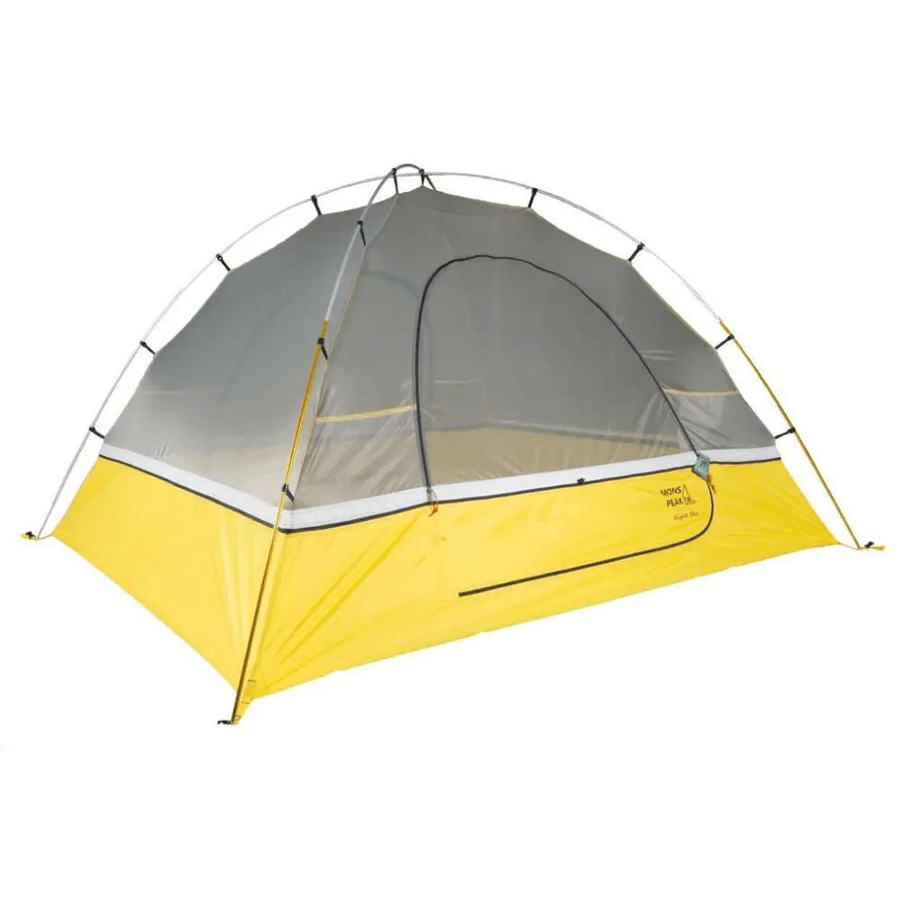 Camp in Color Bold Green Yellow & Gray Tent Adventure - Estalios