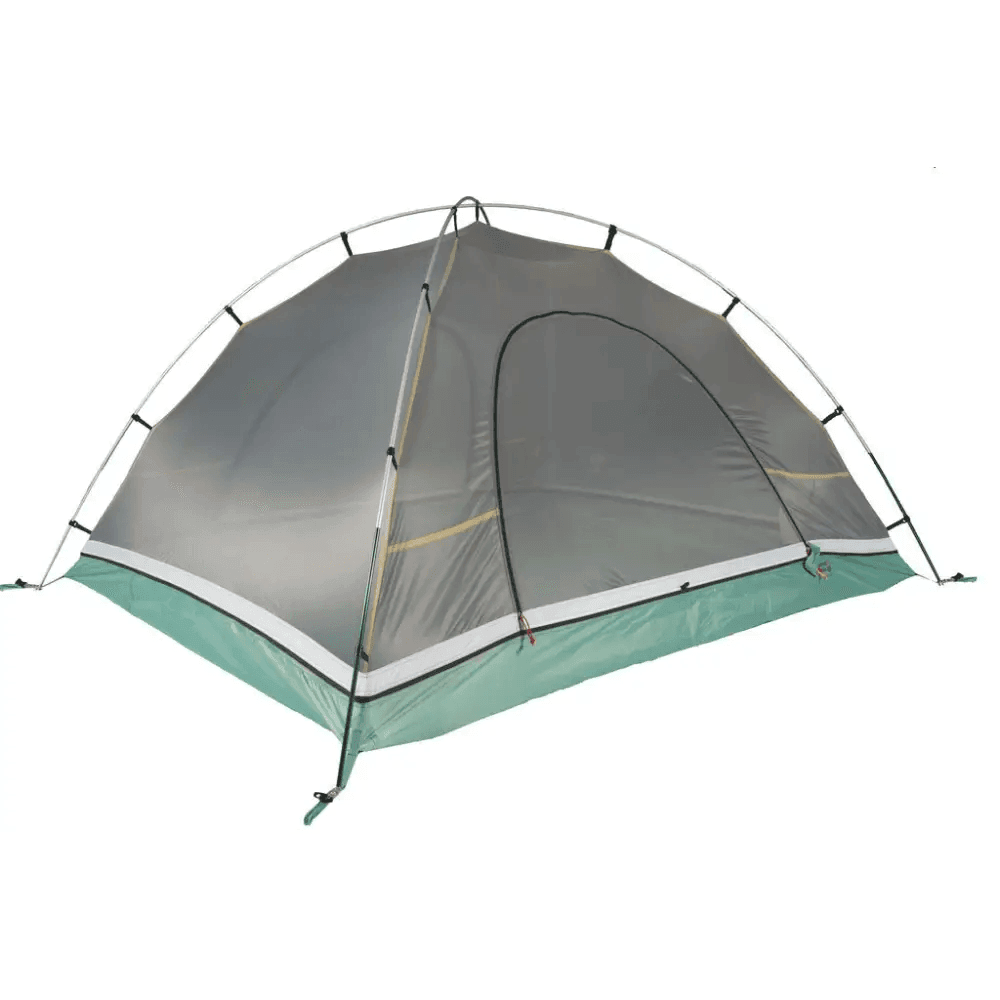 Camp in Color Bold Green Yellow & Gray Tent Adventure - Estalios