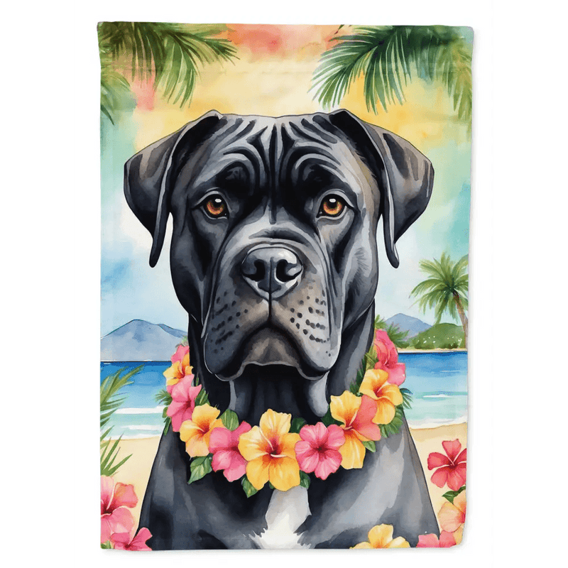 Aloha Pup Paradise Dog Garden Flag: Beach Vibes! Introducing the Dog Garden Flag, a Vibrant Addition to your Outdoor Decor that Captures the Spirit of Aloha - Estalios