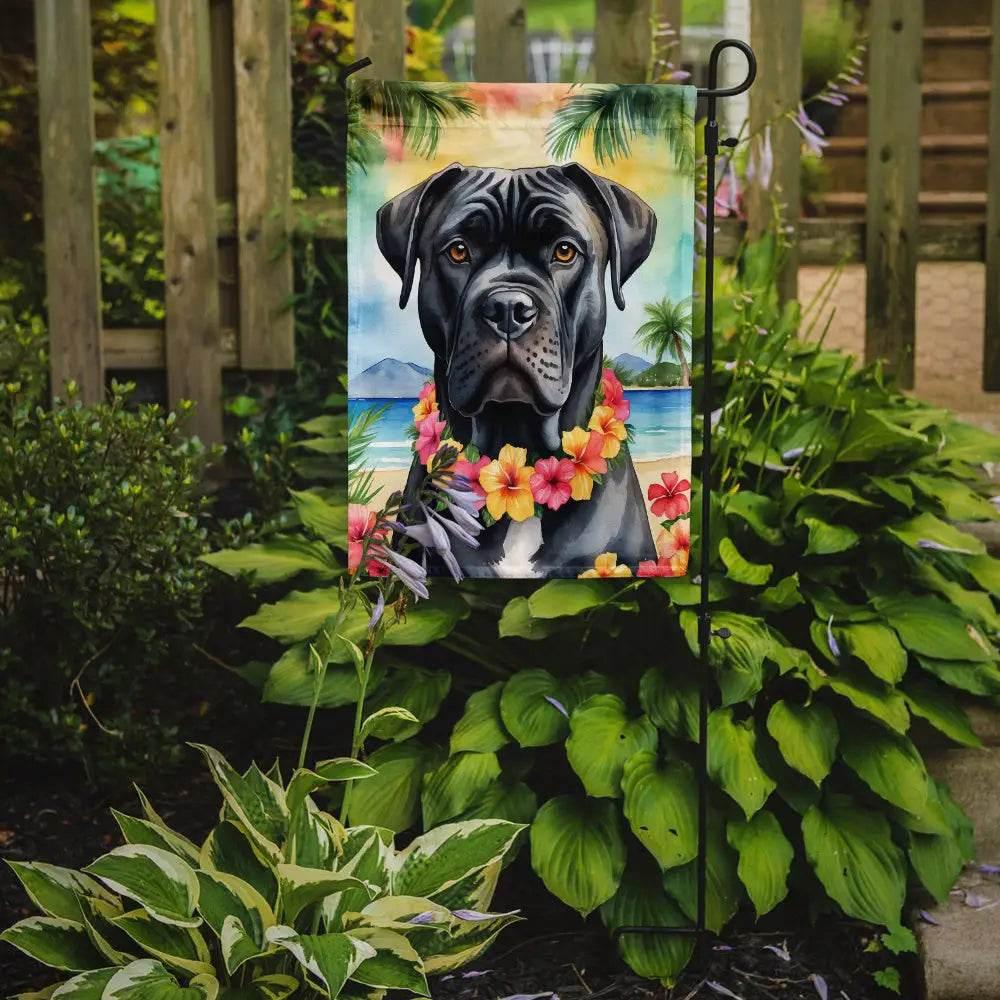 Aloha Pup Paradise Dog Garden Flag: Beach Vibes! Introducing the Dog Garden Flag, a Vibrant Addition to your Outdoor Decor that Captures the Spirit of Aloha - Estalios