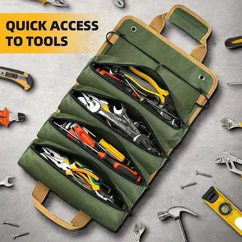 Canvas Professional Tool Bag Multifunctional Large Capacity - Estalios