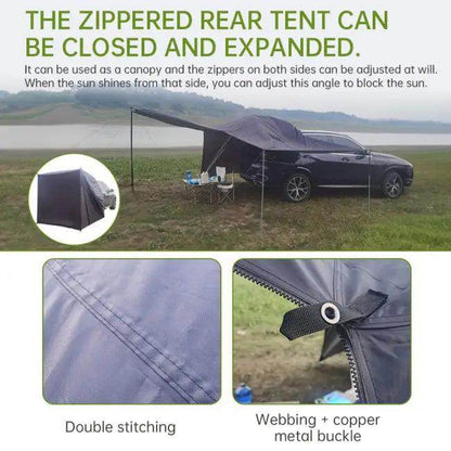 Car Camping Tent with Large Multifunctional Zipper Accessories - Estalios