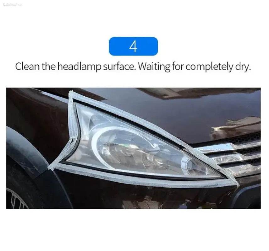 Car Headlight Polishing Liquid Polymer for Clarity and Safety - Estalios