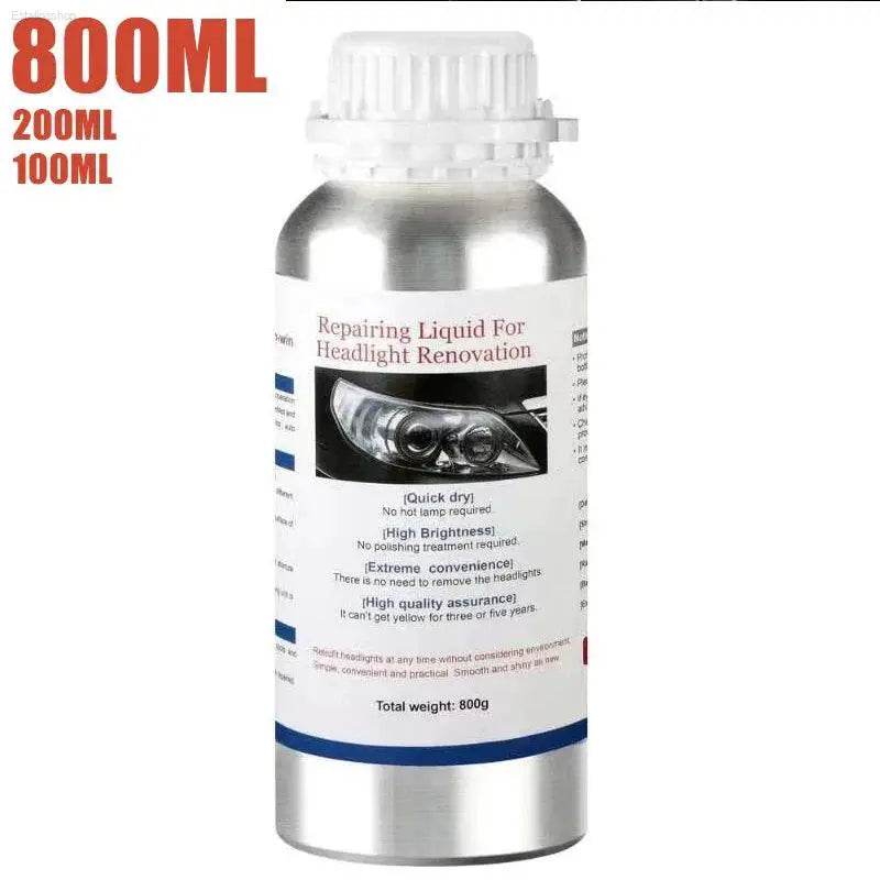 Car Headlight Polishing Liquid Polymer for Clarity and Safety - Estalios